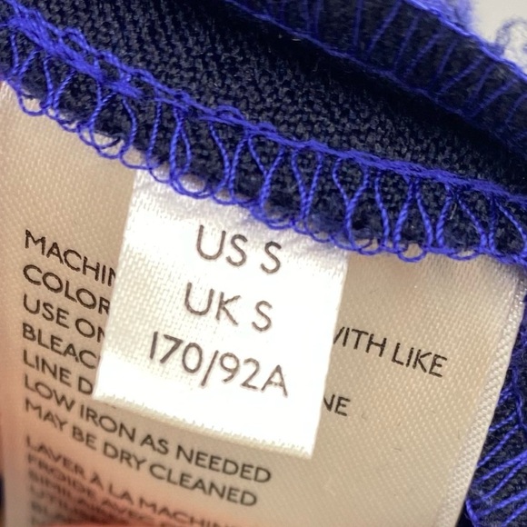 Anthropologie by Anthropologie Navy Blue Wellesley Pleated Pea Coat size S - Picture 5 of 11